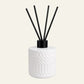 Deco White Reed Diffuser with Custom Lid Finish