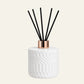 Deco White Reed Diffuser with Custom Lid Finish