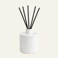 Deco White Reed Diffuser with Custom Lid Finish