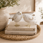 Whitewashed Rustic Birds Duo