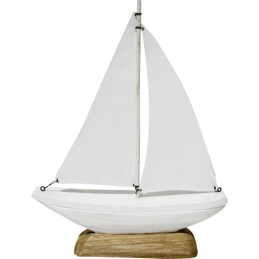 Drift Reclaimed Timber, Metal Sail Boat