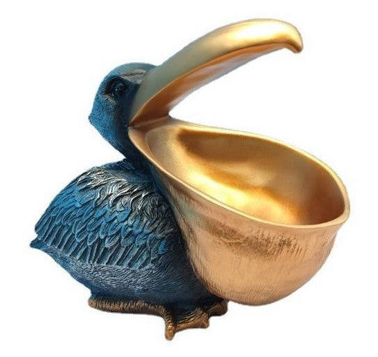 Percy Pelican Bowl Blue